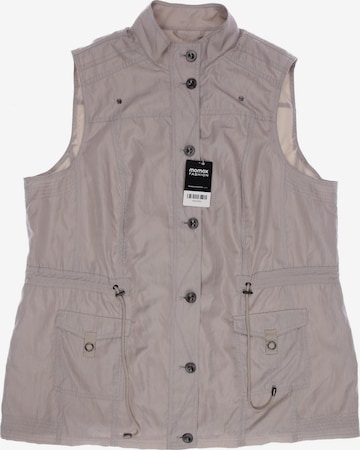 Ulla Popken Vest in XXXL in Beige: front