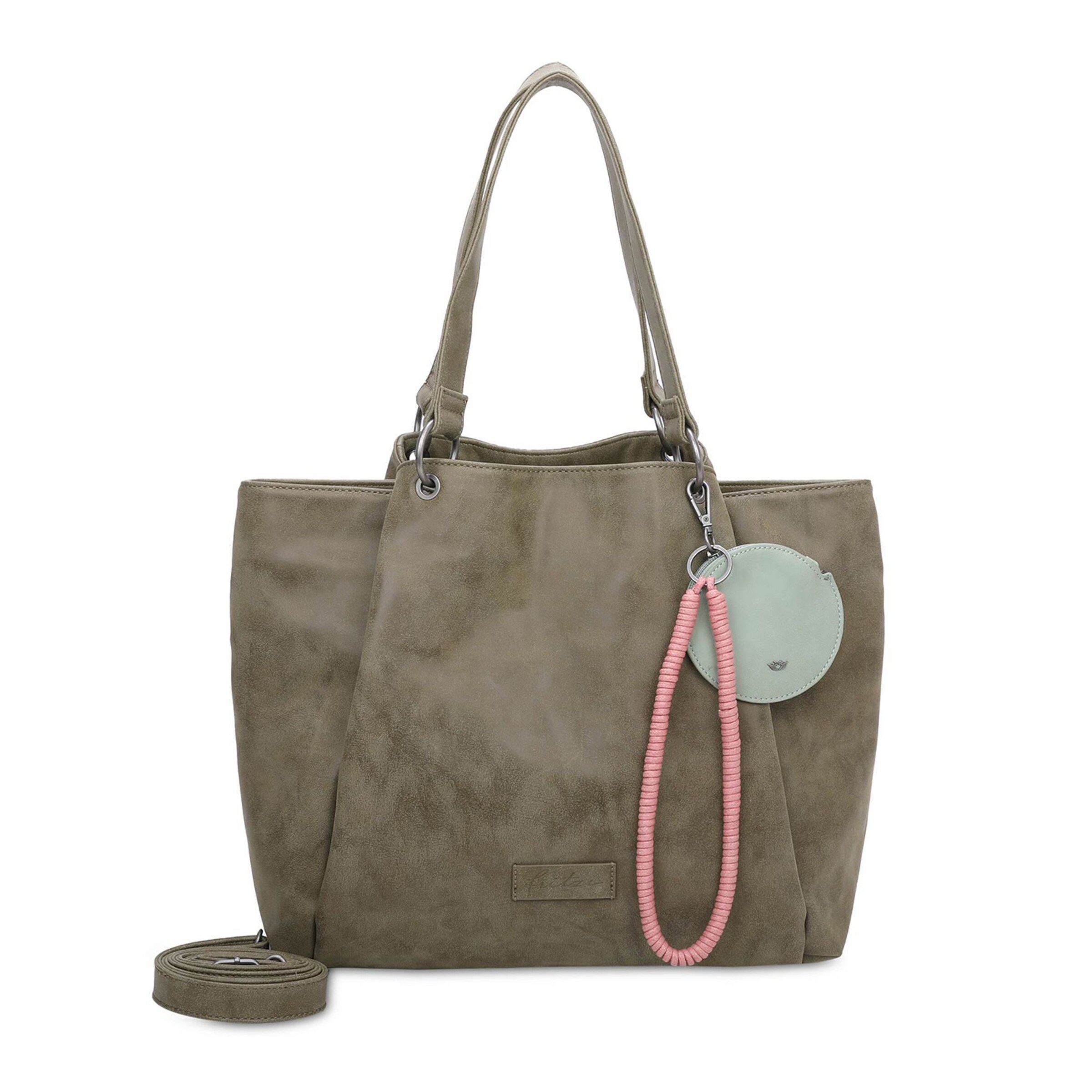 Fritzi aus Preußen Shopper 'Fritzi42N' in Grün: Vorderseite