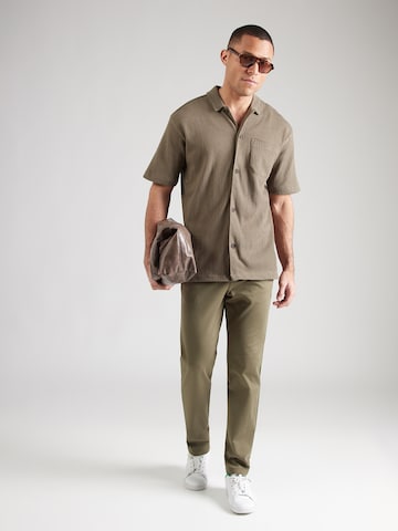 Regular fit Camicia di Lindbergh in verde