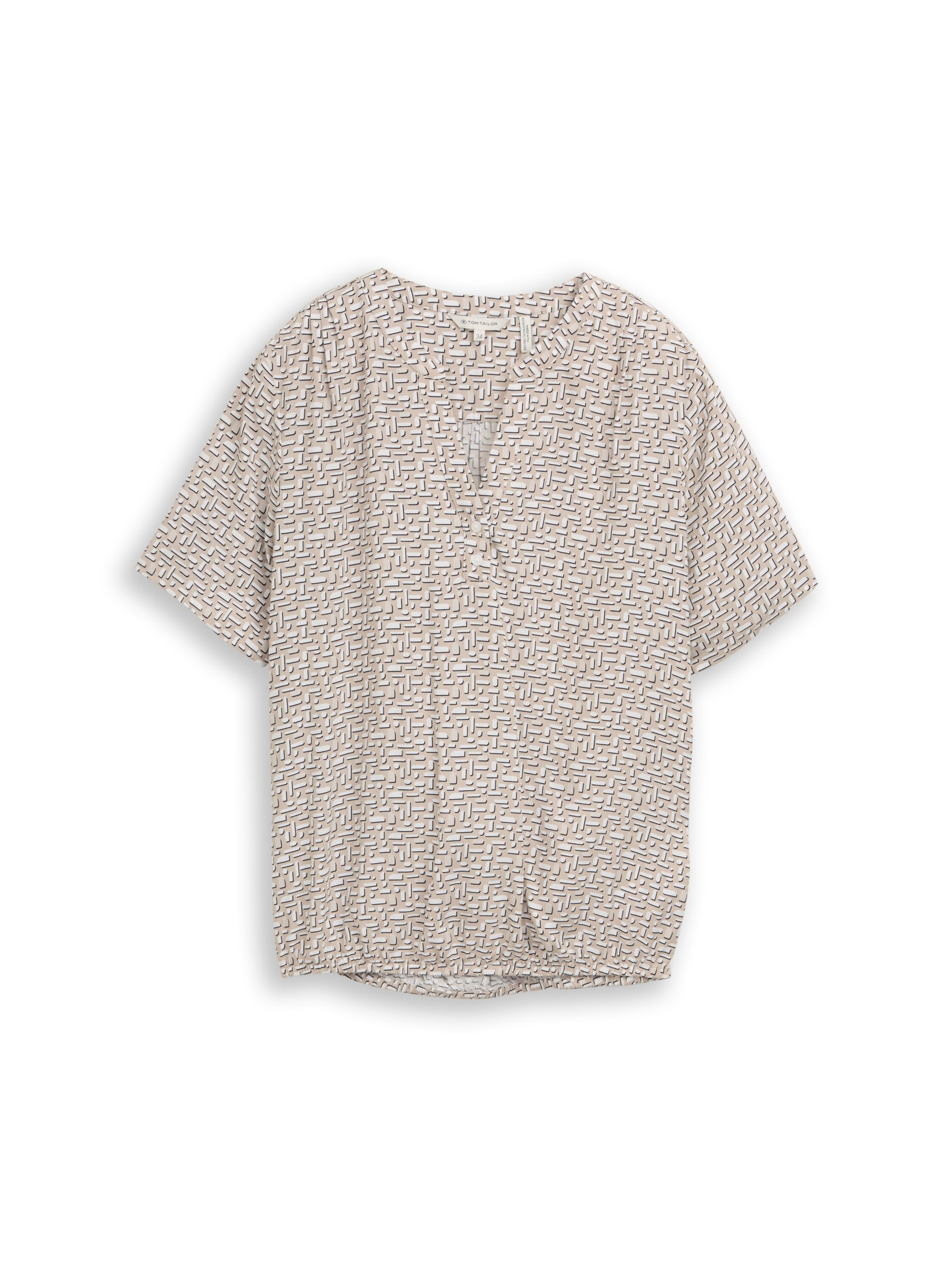 TOM TAILOR Blouse in Beige: voorkant