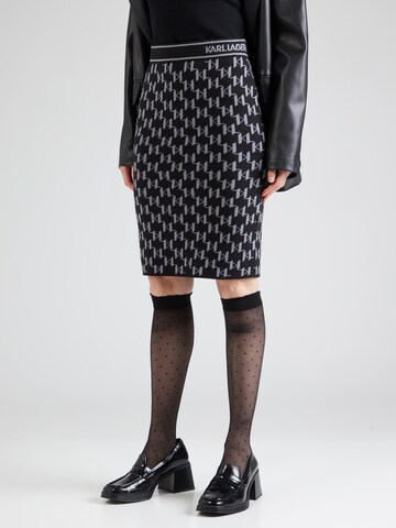 Karl Lagerfeld - Falda en negro: frente