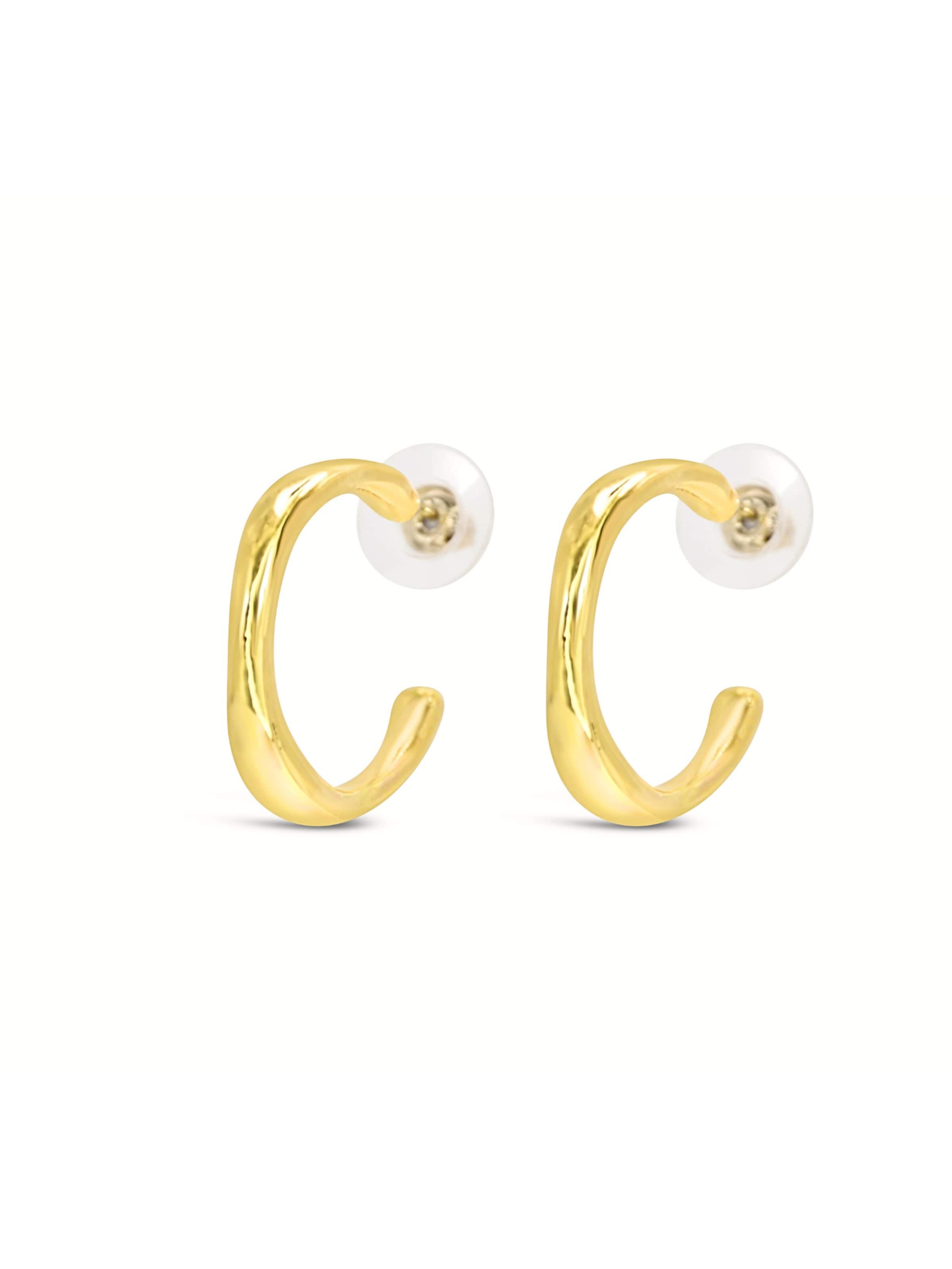 ARS-ARGENTI Earrings 'SEXY CURVES HOOPS' in Gold