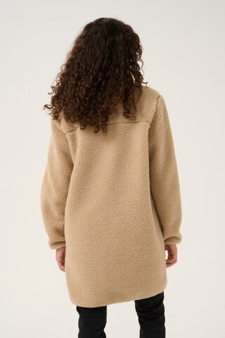 Love Copenhagen Fleece jas 'Vigga' in Beige