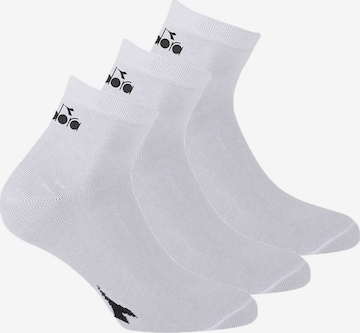 Diadora Socks in White: front