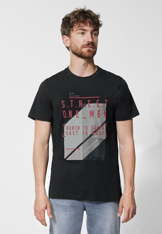 Street One MEN Shirt in Schwarz: predná strana