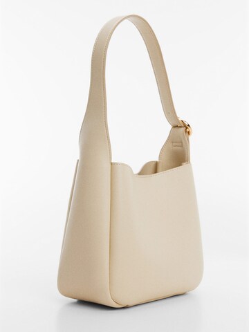 MANGO Shoulder Bag 'SALVA' in Beige