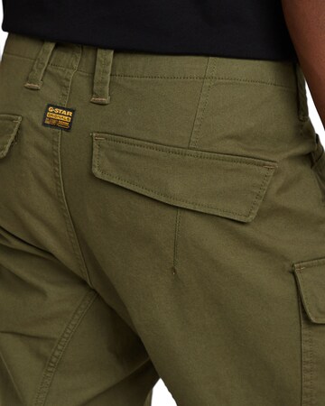 Effilé Pantalon cargo '3D' G-STAR en vert