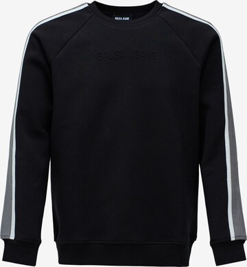 Salsa Jeans Langarm-shirts in Schwarz: Vorderseite