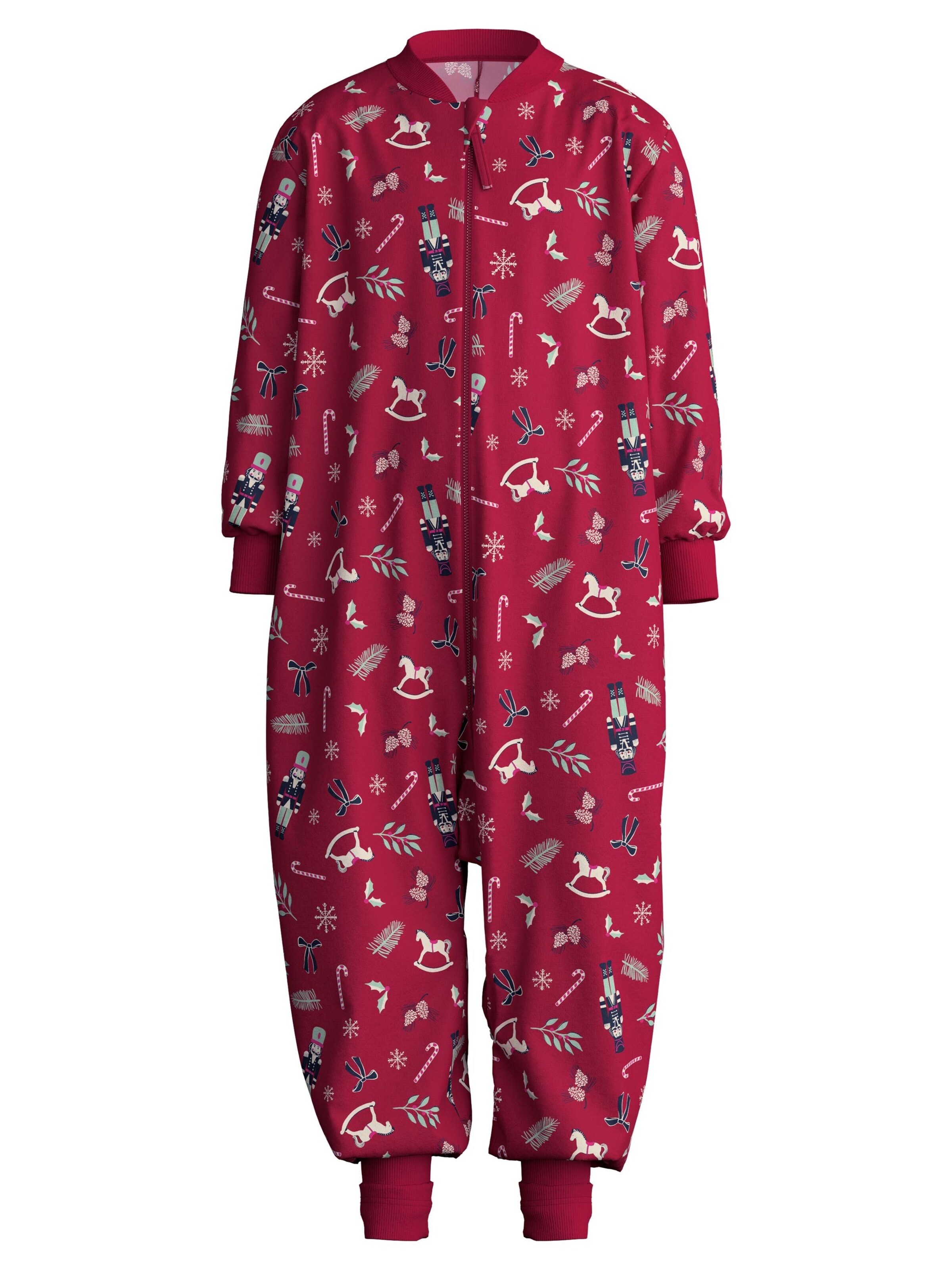 CALIDA Pajamas 'Family & Friends' in Red: front