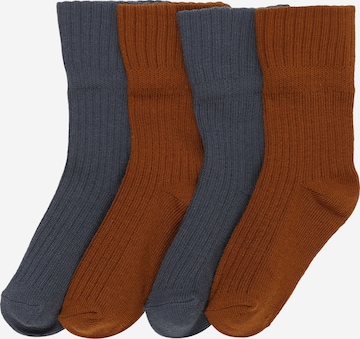 NAME IT Regular Socks 'NBMRARIO 4P' in Blue: front