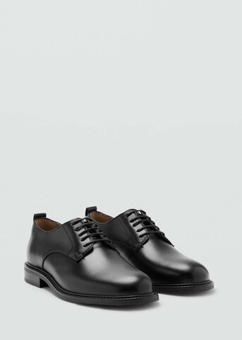 MANGO MAN Schnürschuh 'Blulea' in Schwarz
