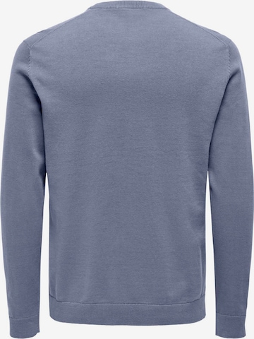 Only & Sons Regular fit Trui 'ALEX' in Blauw