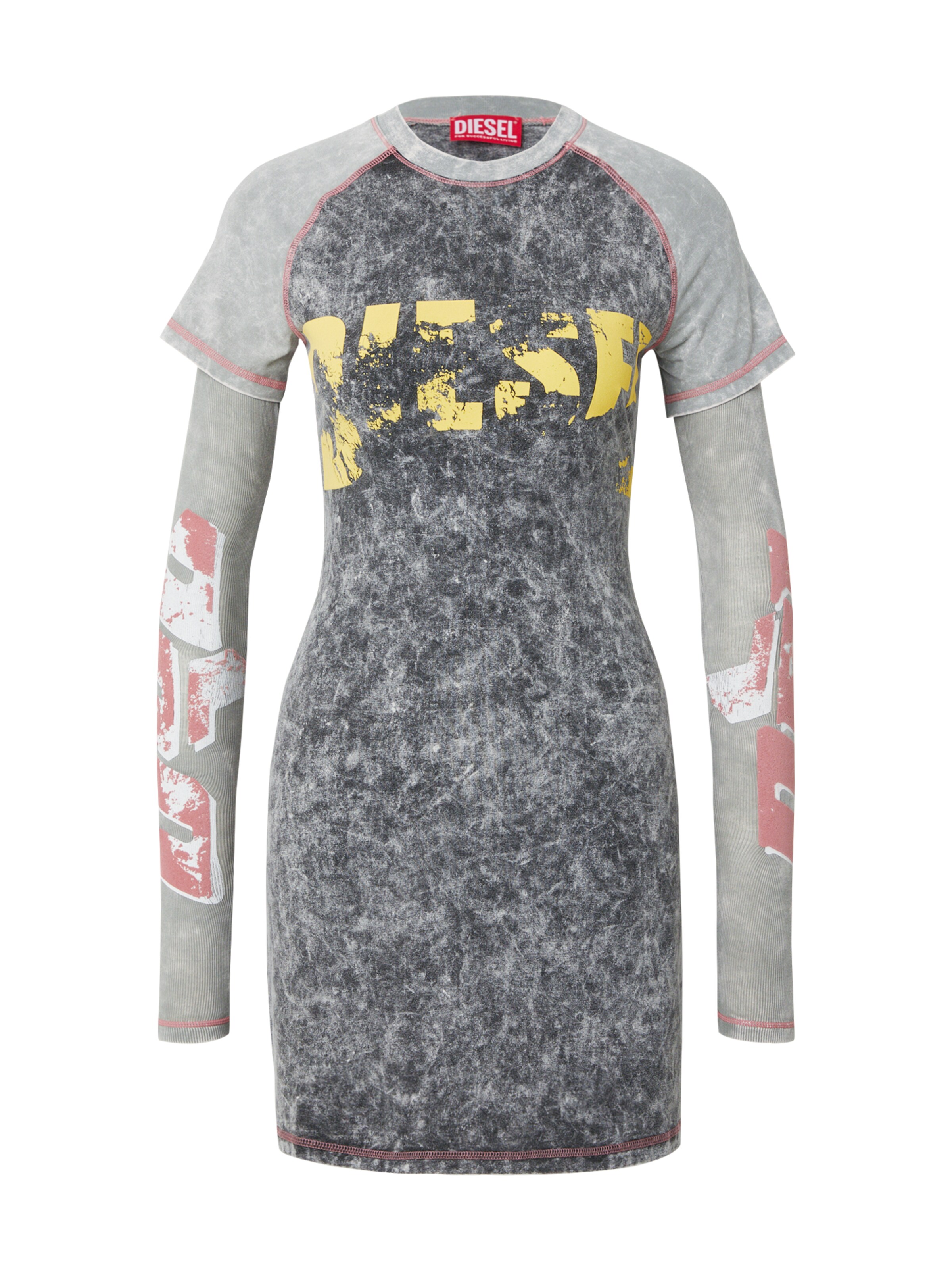 DIESEL Kleit 'D-BUXT-Q1', värv hall: eest vaates