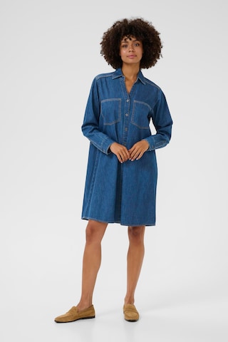 CULTURE Blusekjole 'CUmola Arpa' i blå