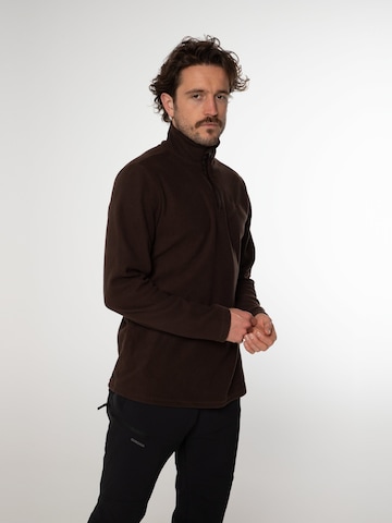 PROTEST Athletic Sweatshirt 'PERFECTO' in Brown: front