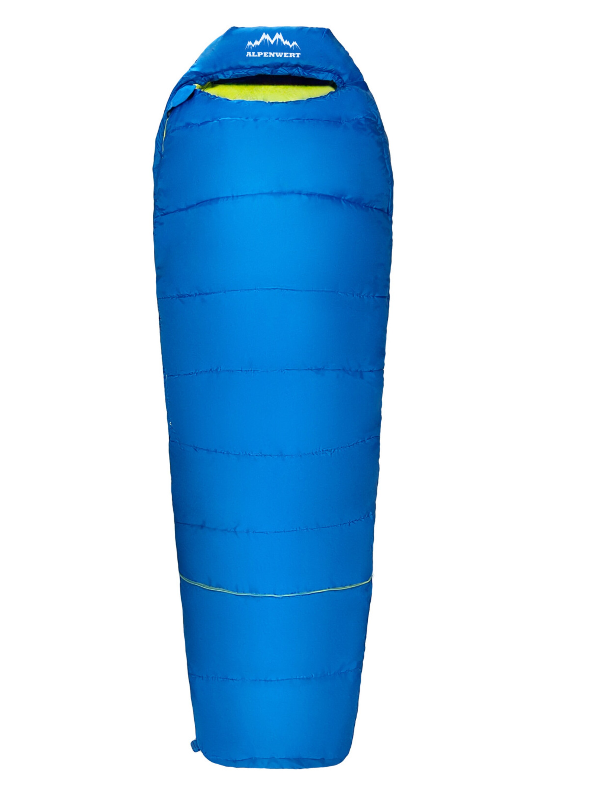 Alpenwert Schlafsack‌‌‌‌ in Blau: Vorderseite