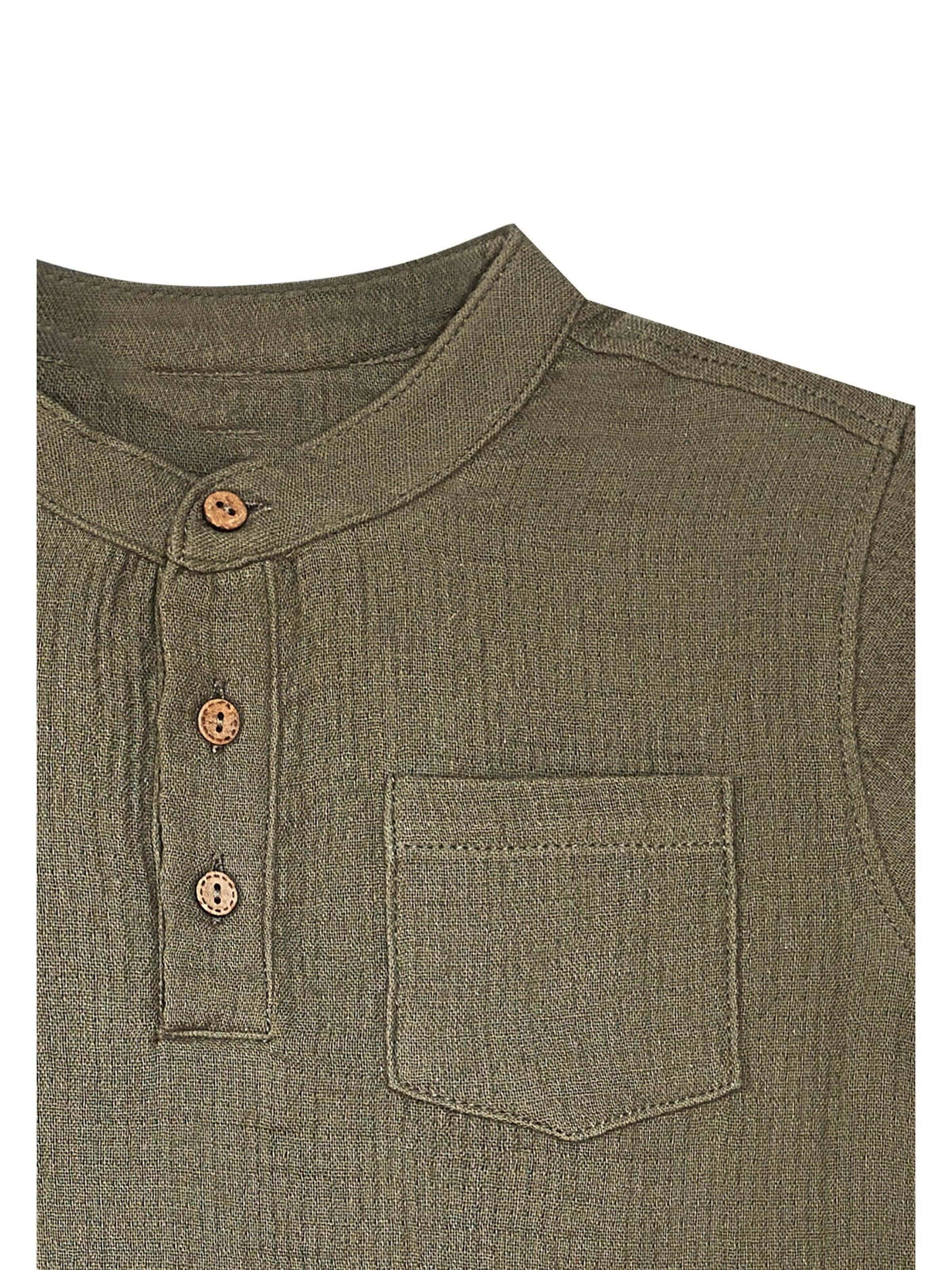 Survêtement 'Striped Muslin' Denokids en vert