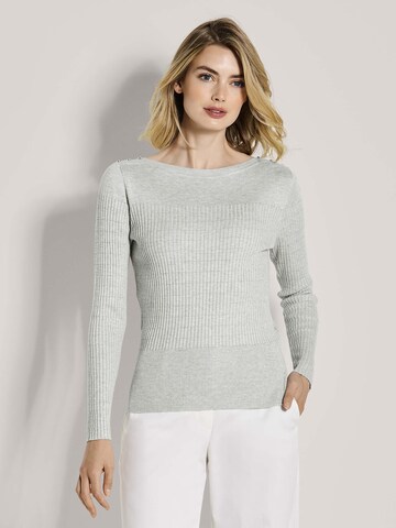 MADELEINE Trui in Zilver: voorkant