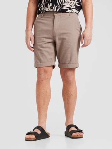 Slimfit Pantaloni chino 'LUTON' di SELECTED HOMME in marrone: frontale