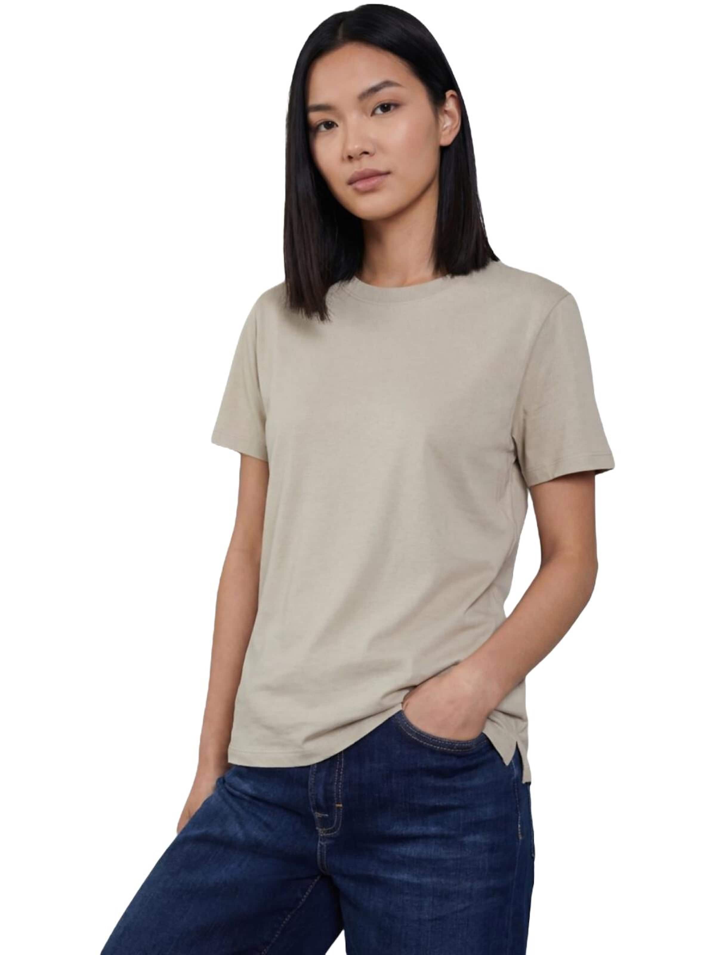 LTB Jeans Shirt 'LTB Jeans Damen Basic T-Shirt' in Beige: front