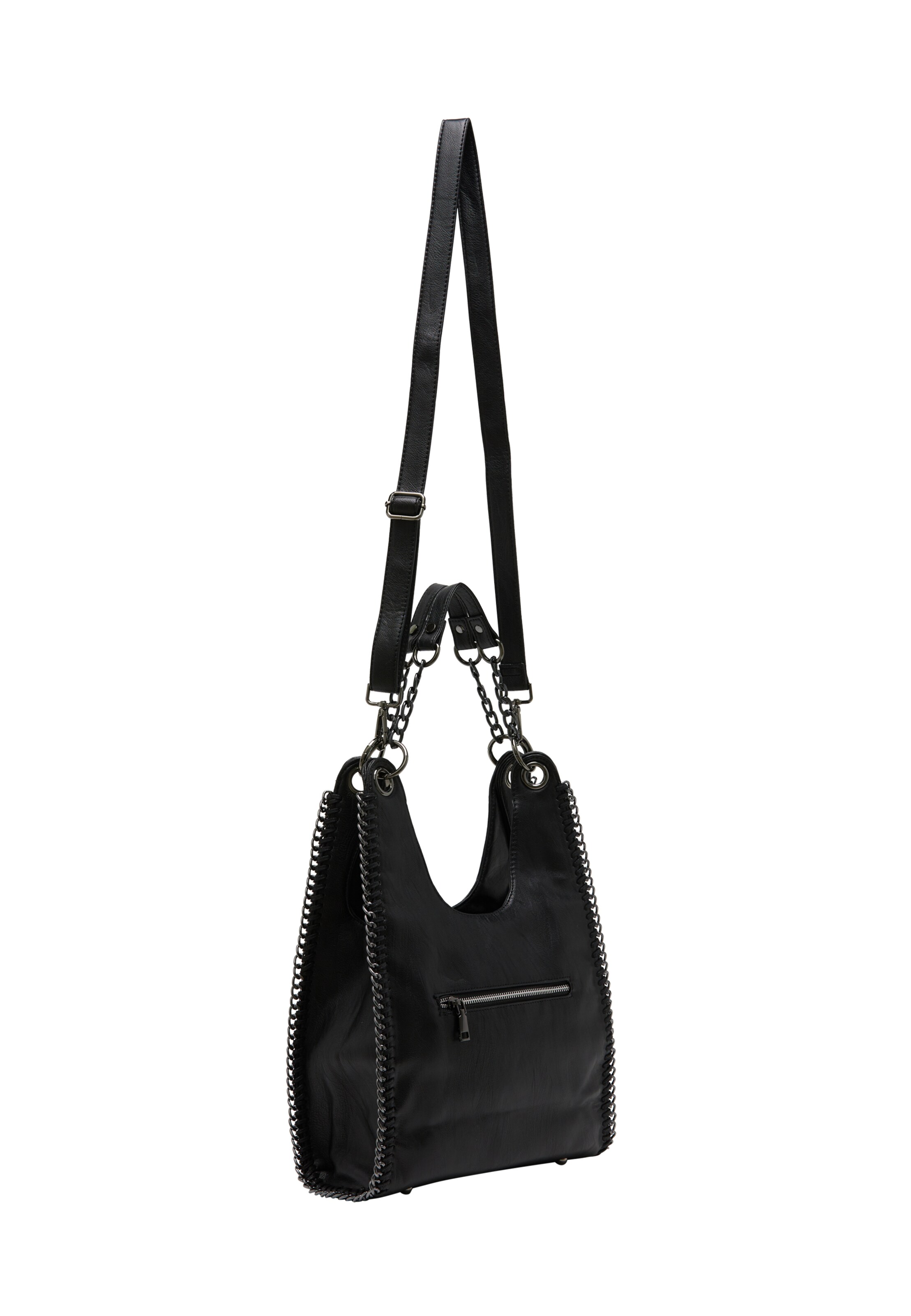 faina - Mala de ombro em preto