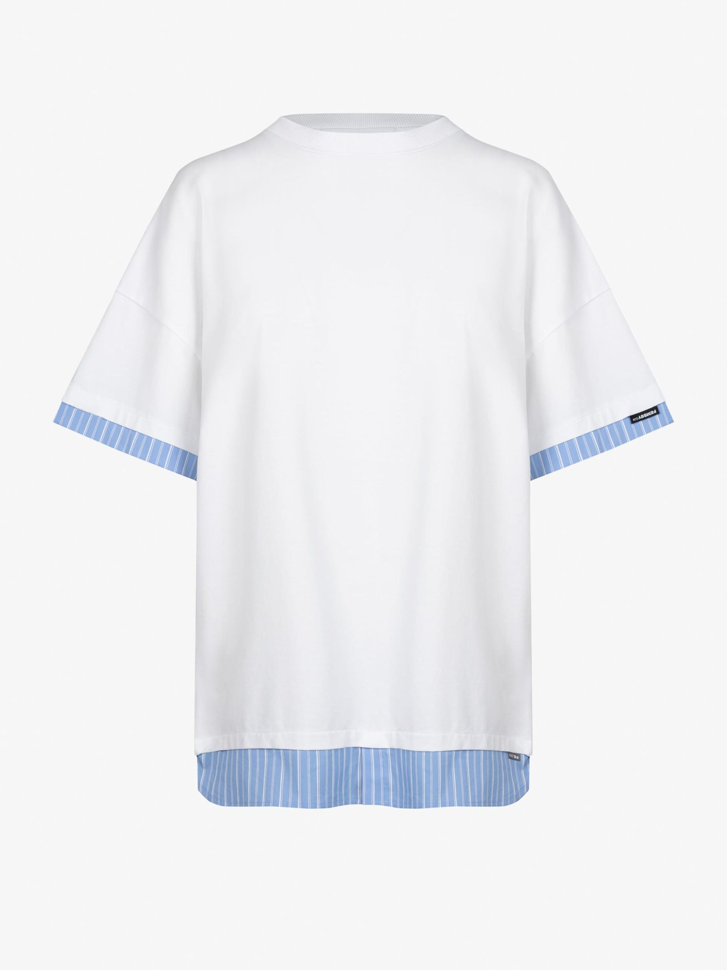 FEMSSY Tričko 'DUA T-SHIRT WHITE' – bílá: přední strana