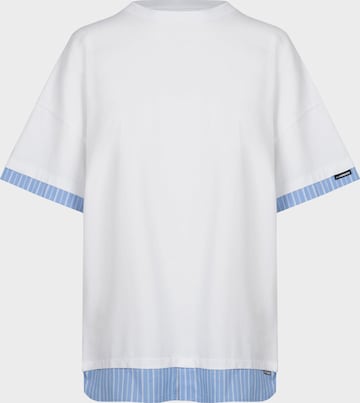 FEMSSY Tričko 'DUA T-SHIRT WHITE' – bílá: přední strana
