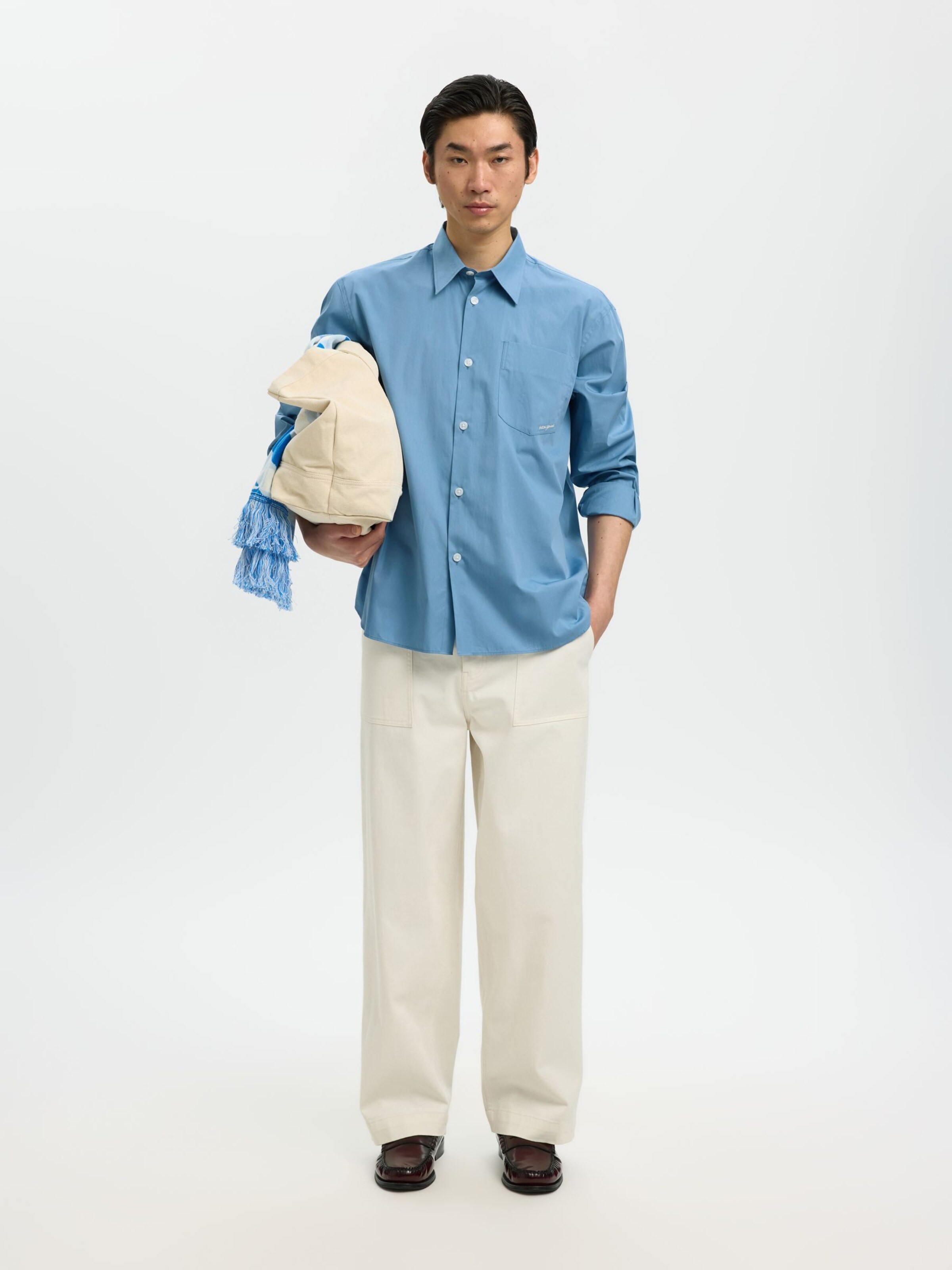 Fit confort Chemise SELECTED en bleu