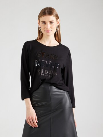 T-shirt MORE & MORE en noir : devant