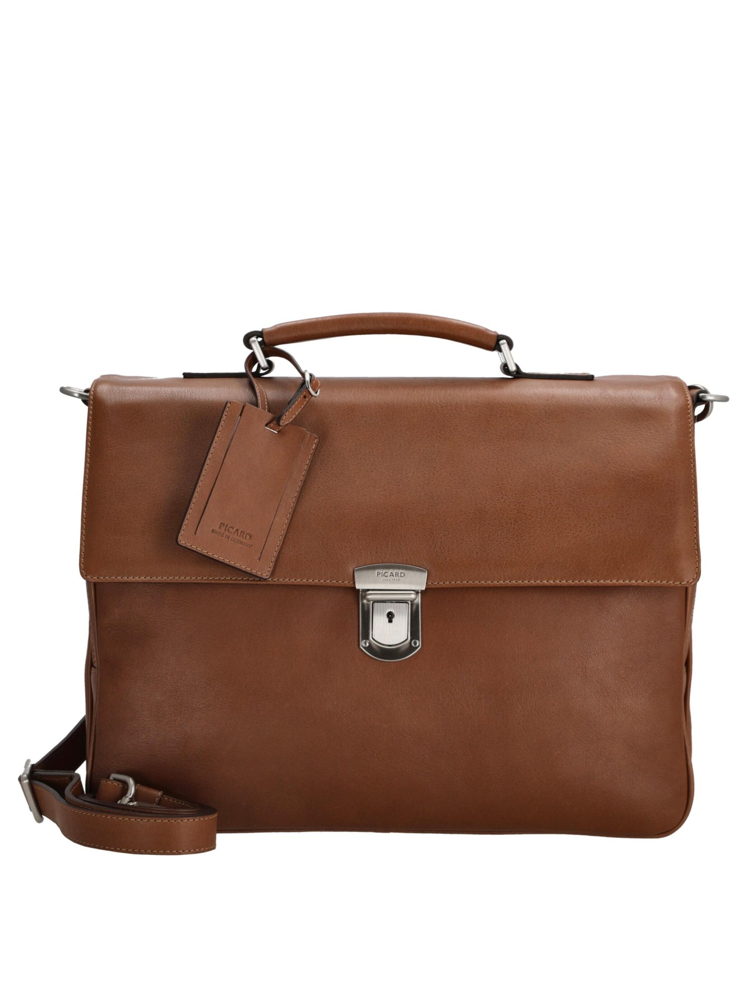 Picard Briefcase in Brown: front