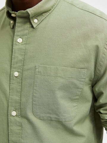 SELECTED Regular Fit Hemd 'Rick' in Grün