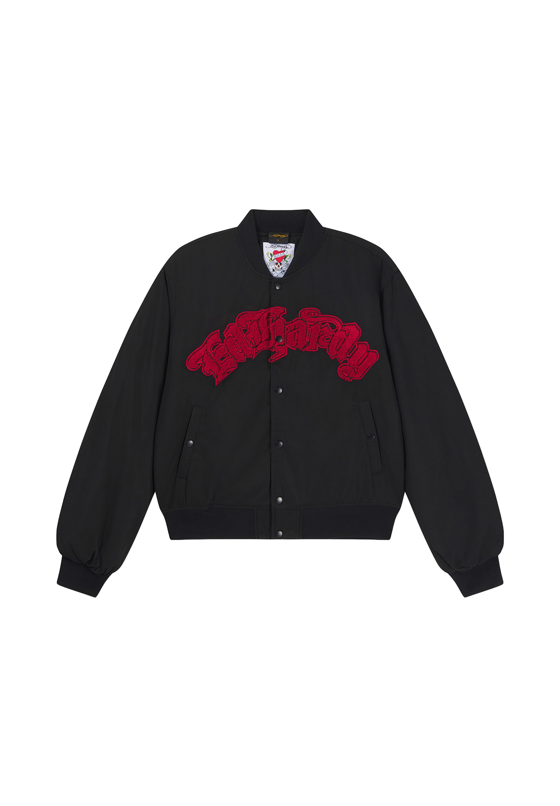 Veste mi-saison 'Gothic Flaming Eagle' Ed Hardy en noir : devant