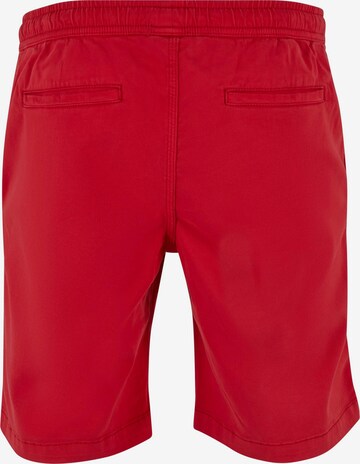 Urban Classics Normalny krój Spodnie w kolorze czerwony