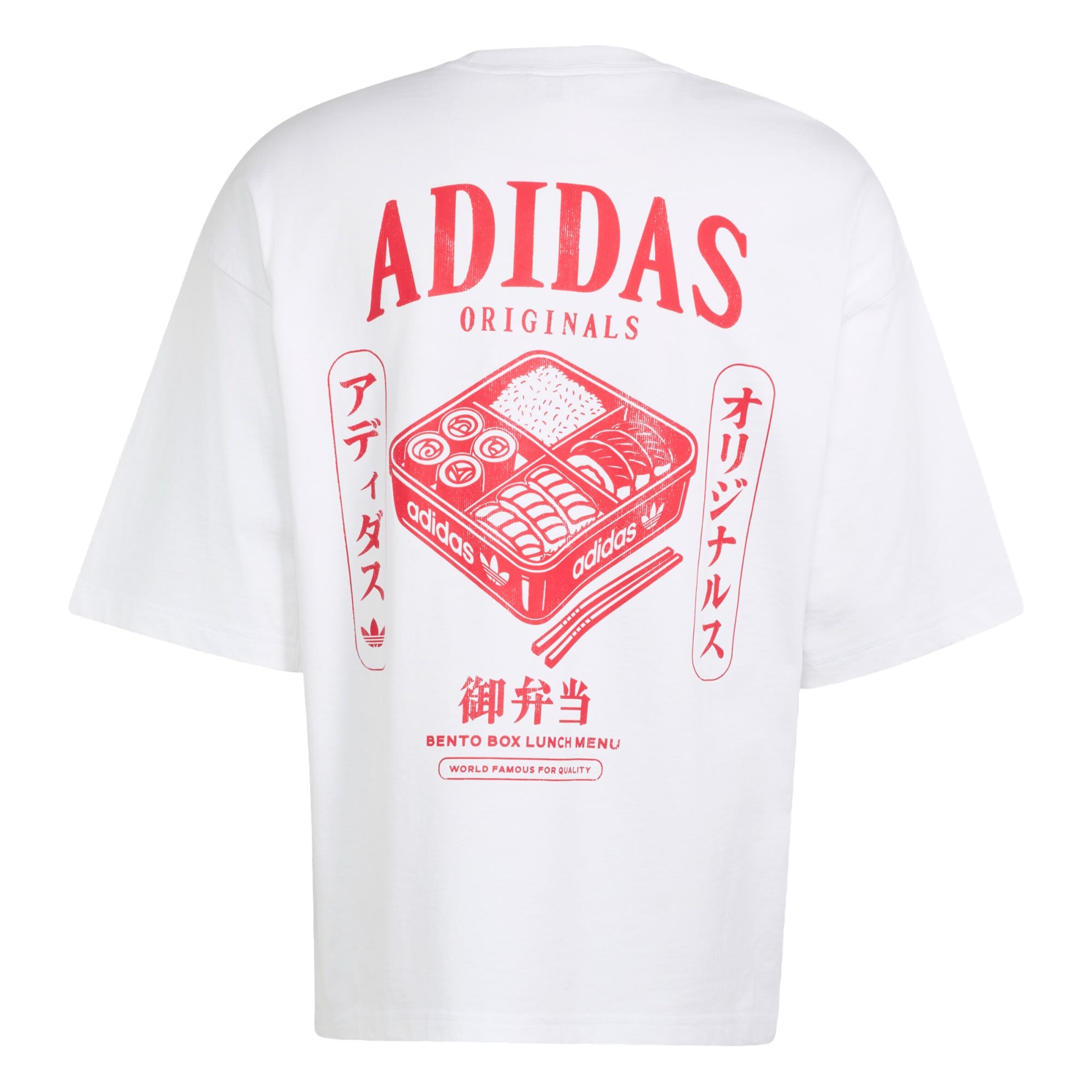 ADIDAS ORIGINALS - Camisa 'Japanese Bento Box' em branco