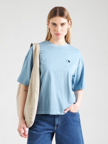Carhartt WIP Majica 'Nelson' | modra barva: sprednja stran
