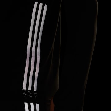 juoda ADIDAS PERFORMANCE Sportiniai marškinėliai 'Run Icons 3-Stripes'