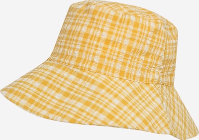 MANGO Chapeaux en jaune / blanc, Vue avec produit