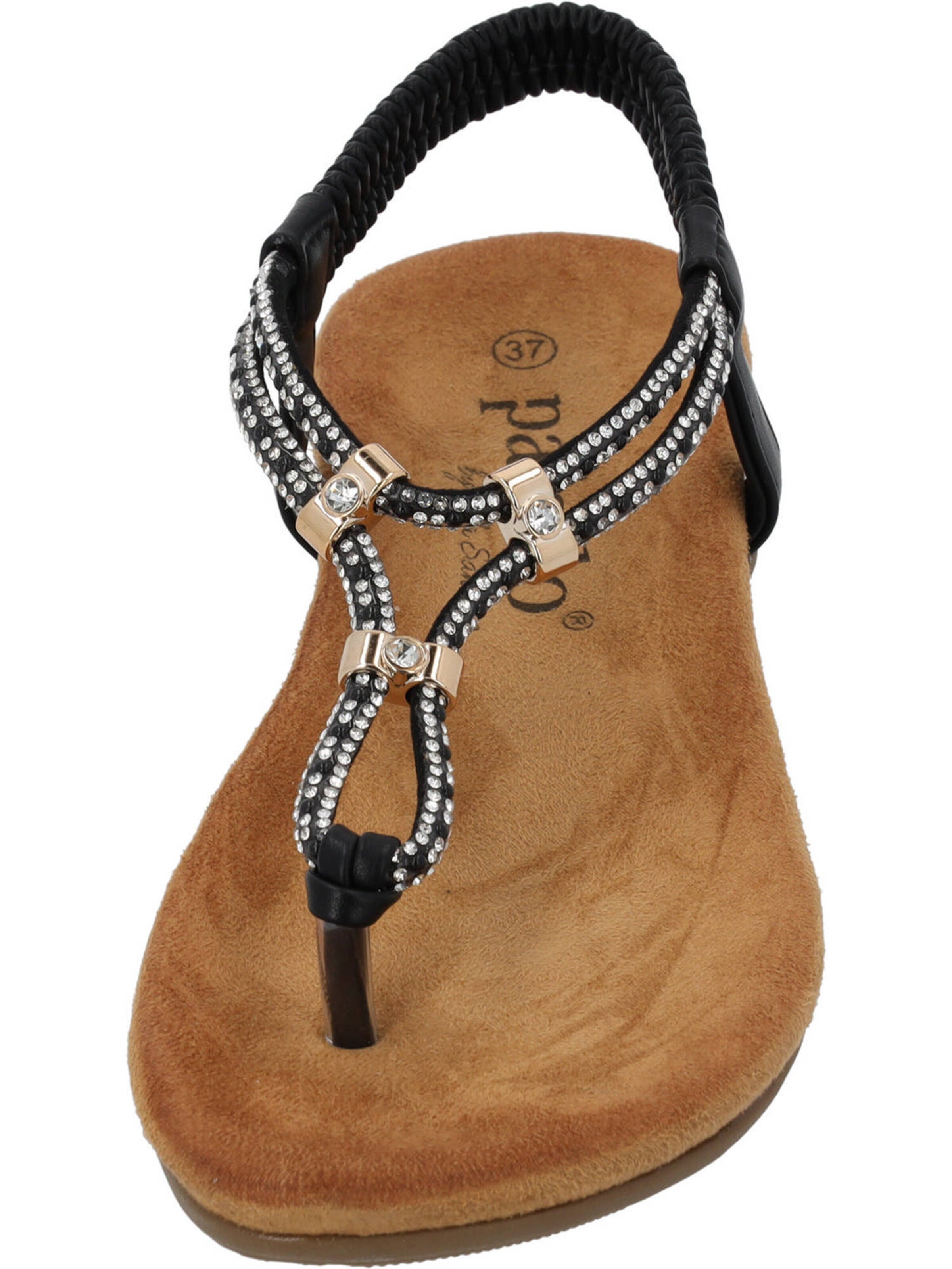 Palado by Sila Sahin T-bar sandals 'Ugnu' in Black