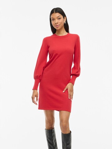 Robes en maille 'VIKerry' VILA en rouge : devant