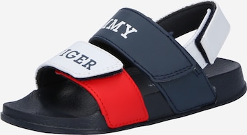 Calzatura aperta di TOMMY HILFIGER in blu: frontale