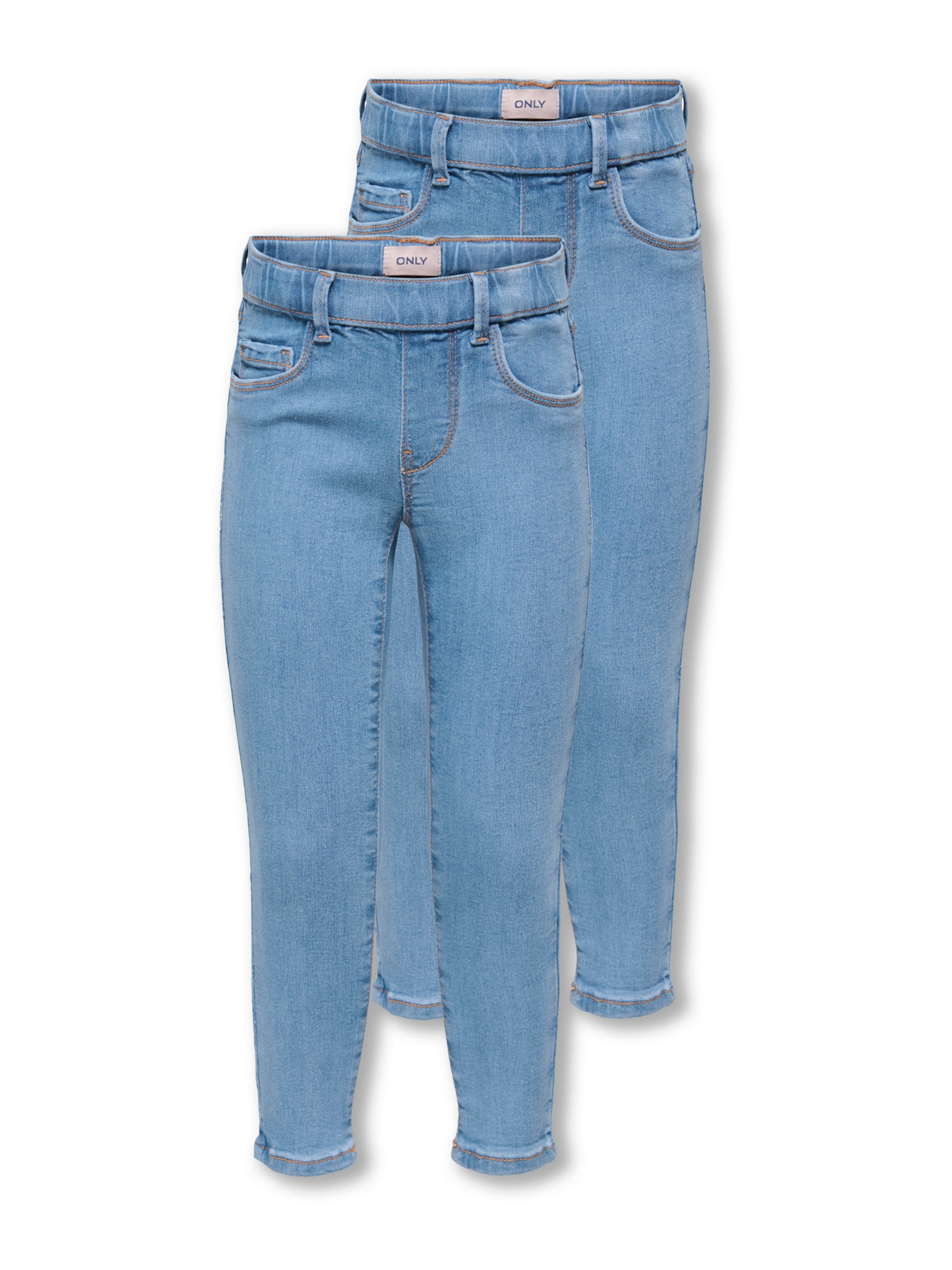 ONLY GIRLS Skinny Τζιν 'KMGRAIN' σε μπλε: μπροστά