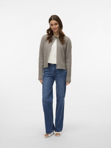 VERO MODA Knit cardigan 'VMClio' in Grey