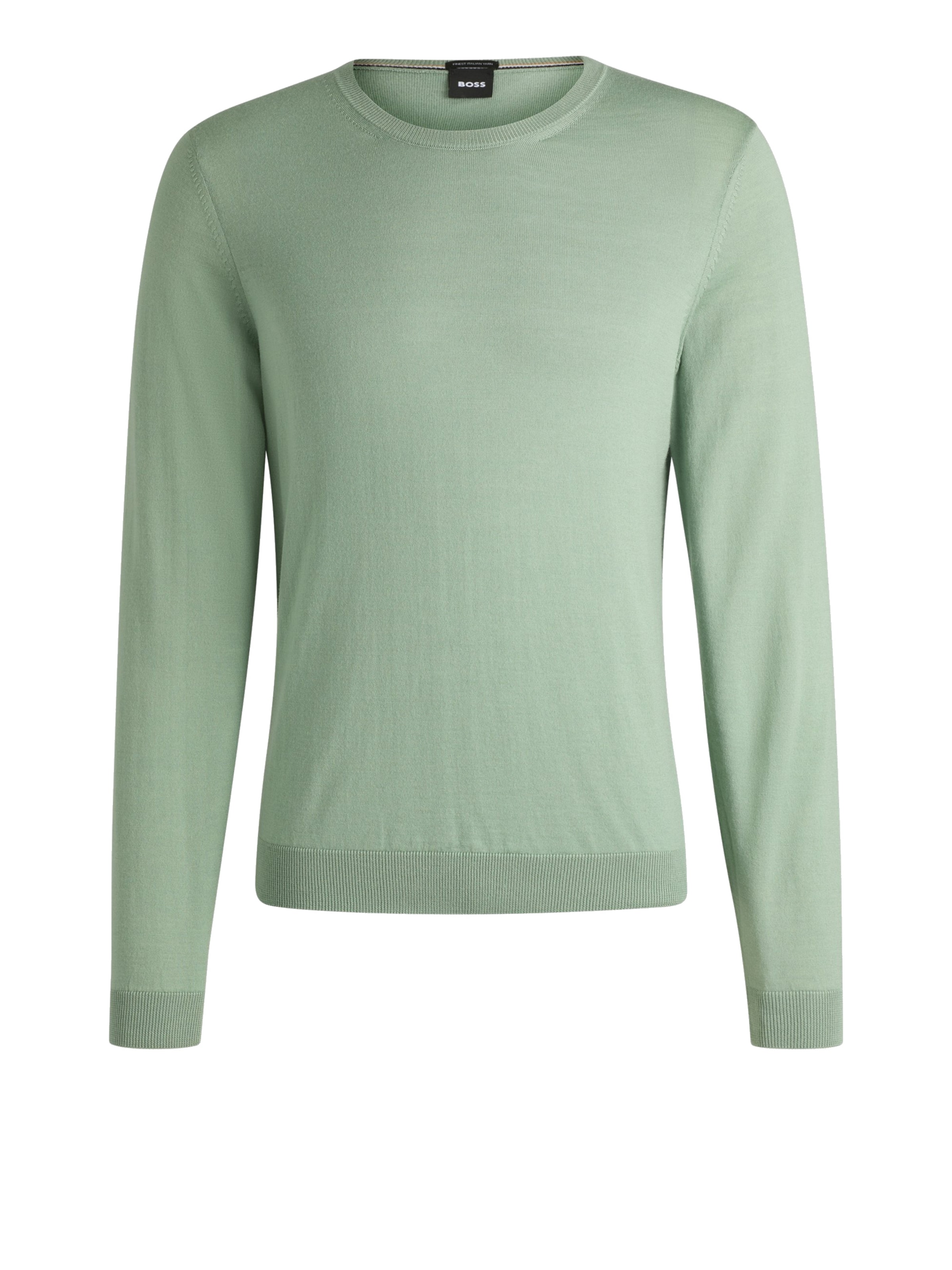 BOSS Sweater 'Leno' in Mottled Grey | ABOUT YOU