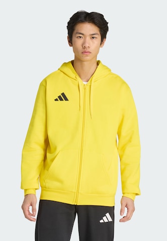 Veste de survêtement 'Entrada26' ADIDAS PERFORMANCE en jaune : devant