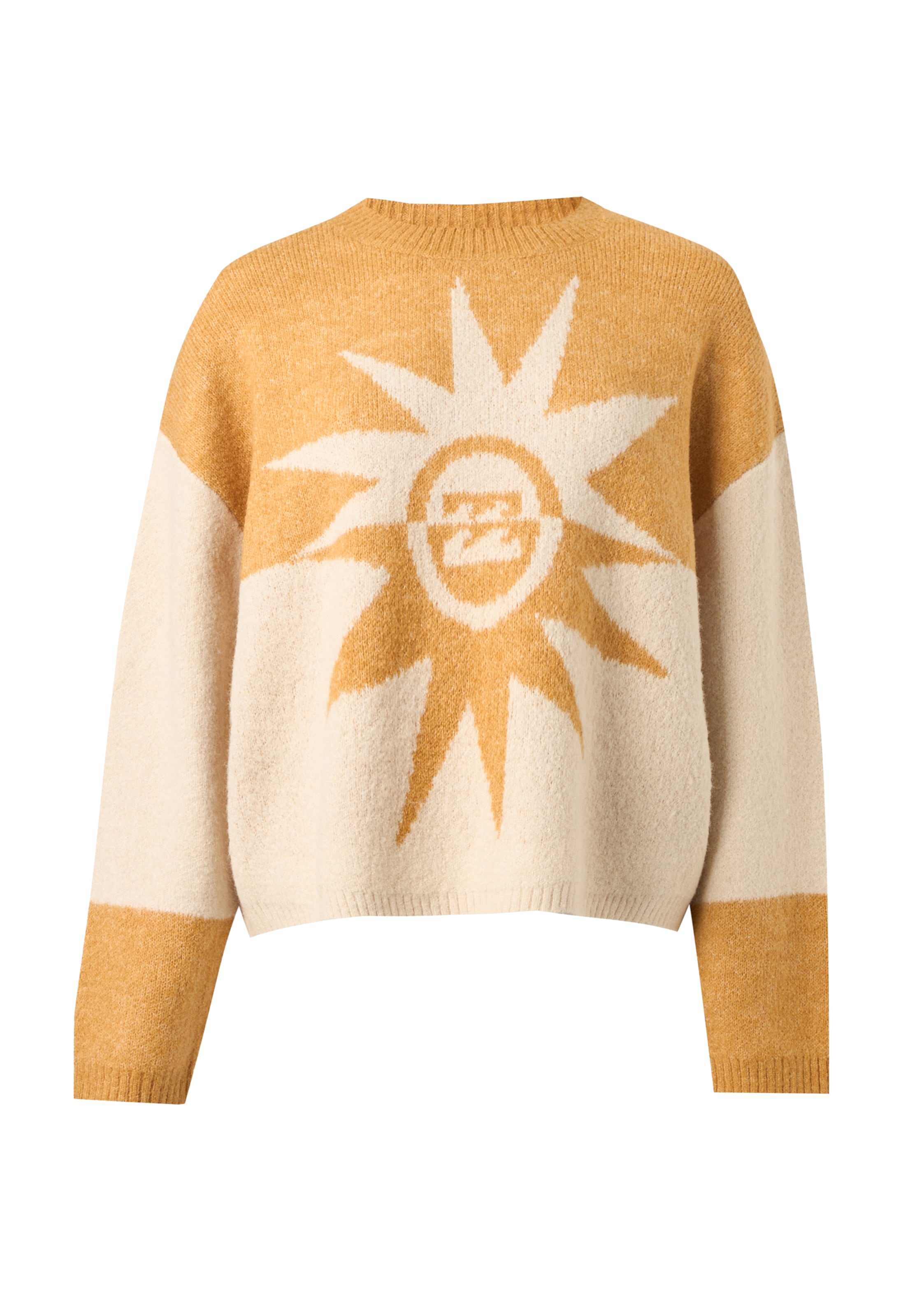 BILLABONG Trui 'FOREVER FRIENDS' in Geel: voorkant