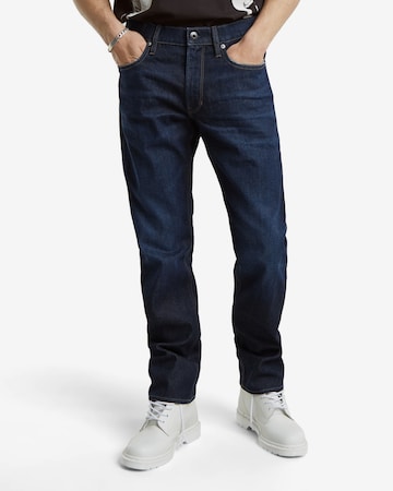 mėlyna G-STAR Standartinis Džinsai 'Mosa Straight Jeans': priekis