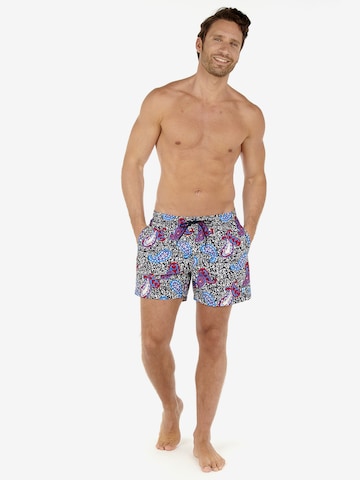 HOM Board Shorts ' Seydou ' in Mixed colors: front