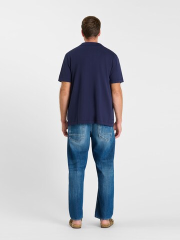 Le Temps Des Cerises Regular Fit Hemd in Blau