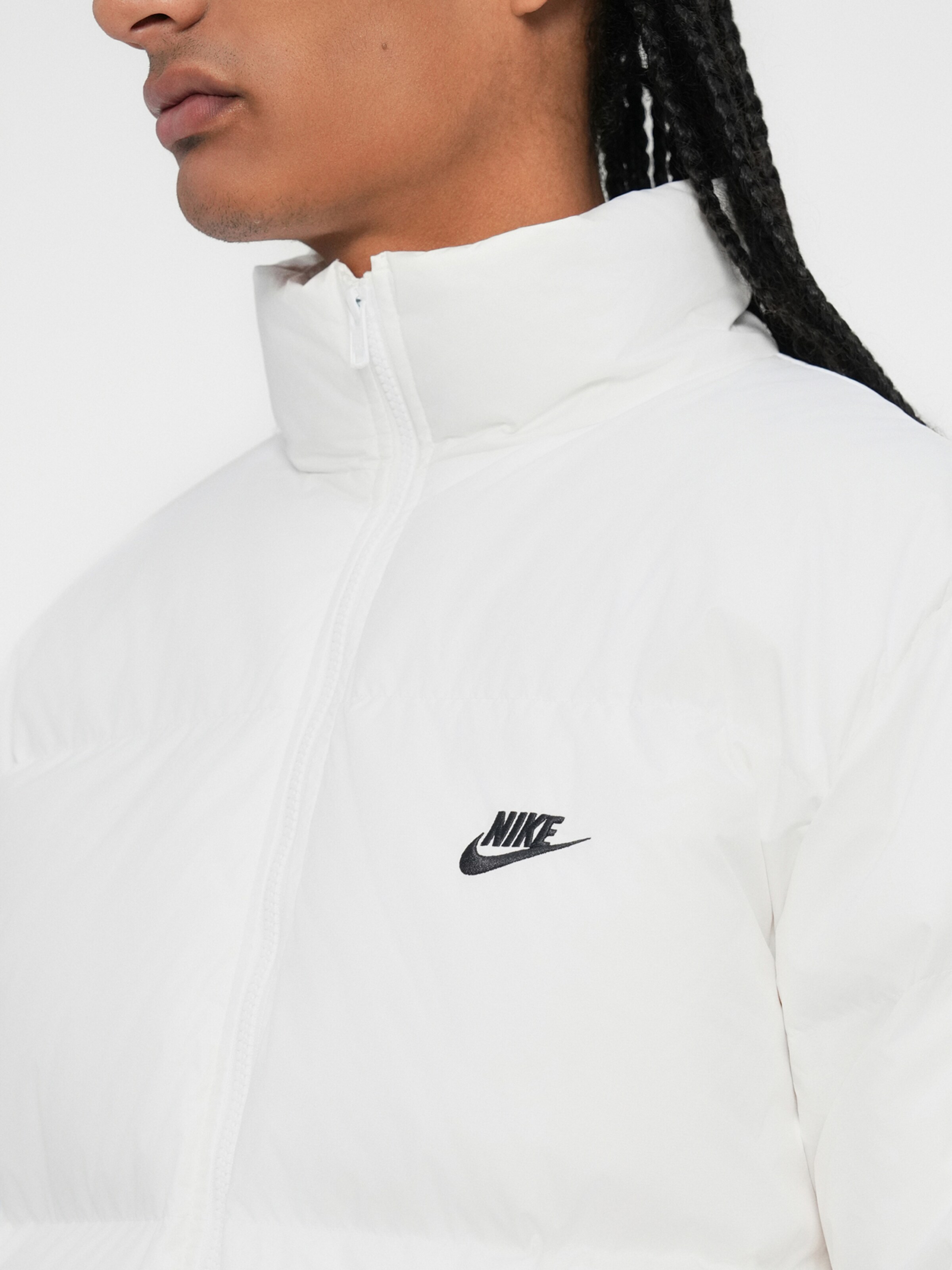 white puffer jacket mens nike