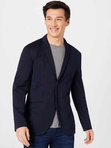 JACK & JONES Slim fit Suit Jacket in Blue: front